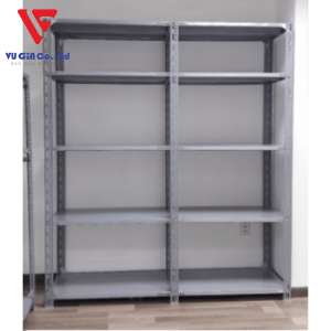 IRON SHELF WITH V HOLE 5 PLATE AND 6 PILLAR LEGS