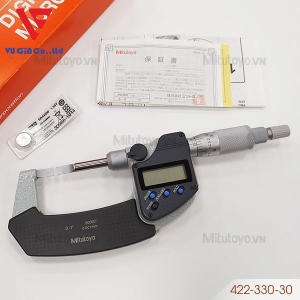 Mitutoyo 422-330-30 external digital micrometer (0-25mm/1