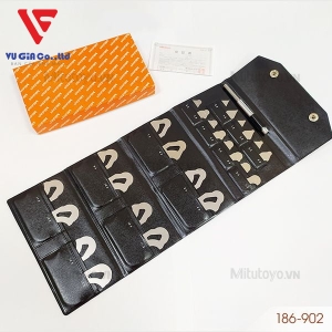 Mitutoyo 186-902 26-blade radius gauge (0.5 - 15mm)