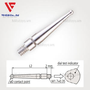 Mitutoyo folding pedometer needle 1mm (Carbide)