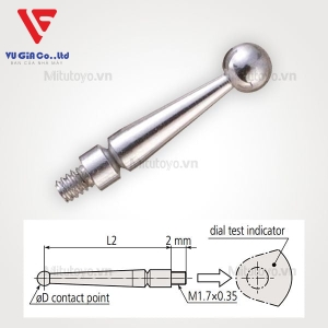 Mitutoyo 3mm folding pedometer needle (Carbide)
