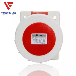Watertight 5-pin 63A recessed socket BEK-4352