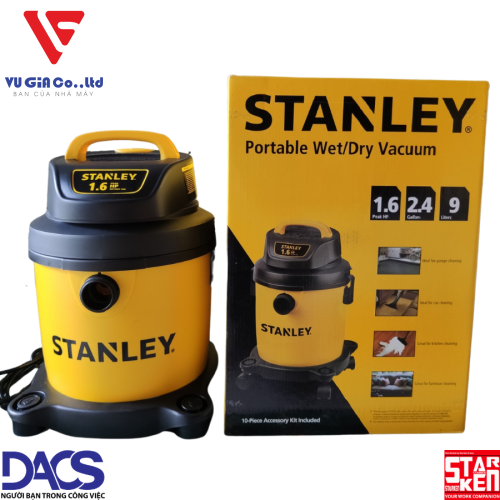 9L STANLEY SL19128P 2 FUNCTION HOUSEHOLD Vacuum Cleaner (1200W – 1.6HP)