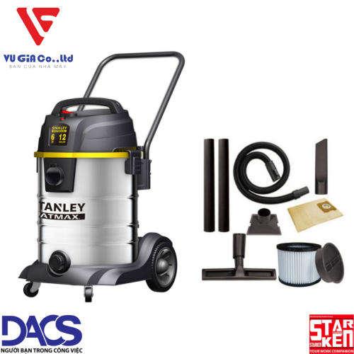 Stanley SL19501-12B 3-function Industrial Vacuum Cleaner (4500W – 6HP)