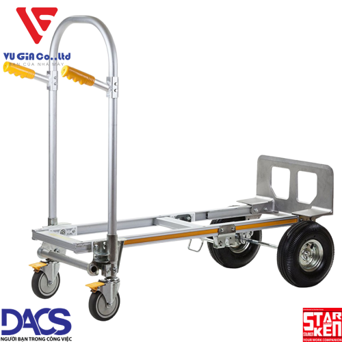 Stanley MT515 2-wheel convertible trolley - Load capacity 150kg (2 wheels) - 250kg (4 wheels).