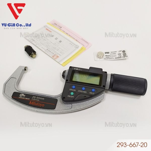 Electronic micrometer external measurement Mitutoyo 293-667-20 (25-55mm)