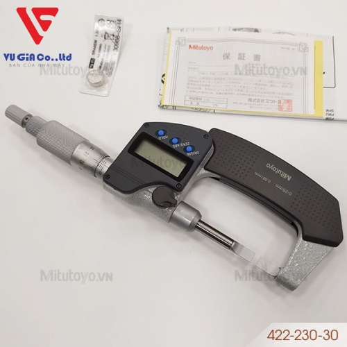 Mitutoyo 422-230-30 external digital micrometer (0-25mm)