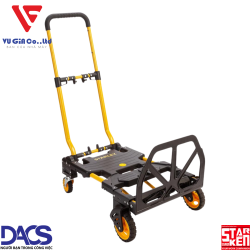 Stanley FT585 2-wheel convertible trolley - Load capacity 70kg (2 wheels) - 137kg (4 wheels).