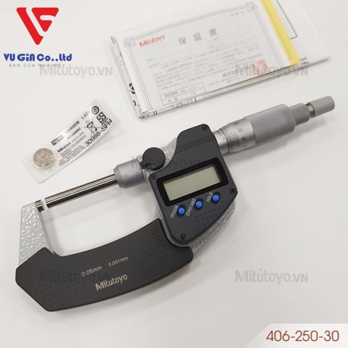 Mitutoyo external micrometer 406-250-30 (0 - 25mm)