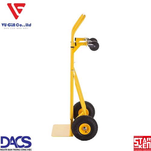 Stanley MT519 2-wheel convertible trolley – Load capacity 150kg (2 wheels) – 200kg (4 wheels).