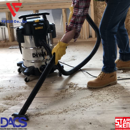 Industrial vacuum cleaner 3 functions 38L Dewalt DXV38S (3750W – 5HP)