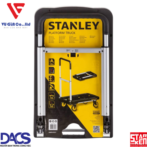 Stanley PC517 4-wheel trolley – load capacity 120kg.