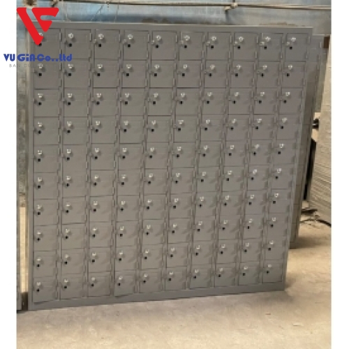 Phone cabinet with 100 compartments