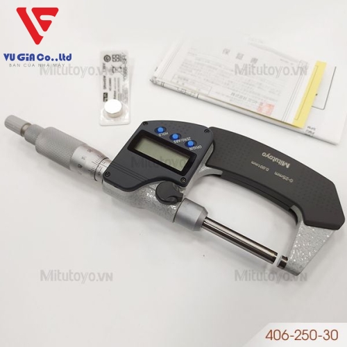 Mitutoyo external micrometer 406-250-30 (0 - 25mm)