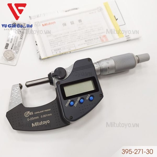 Mitutoyo 395-271-30 external digital micrometer (0 - 25mm)