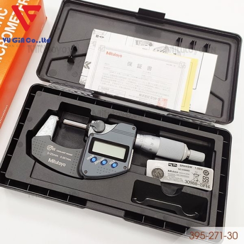 Mitutoyo 395-271-30 external digital micrometer (0 - 25mm)