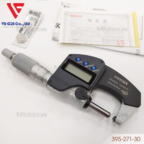 Mitutoyo 395-271-30 external digital micrometer (0 - 25mm)