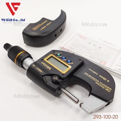 Mitutoyo 293-100-20 external digital micrometer (0-25mm)