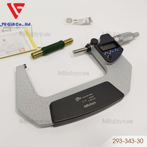 Mitutoyo 293-343-30 external digital micrometer (75 – 100mm / 3-4
