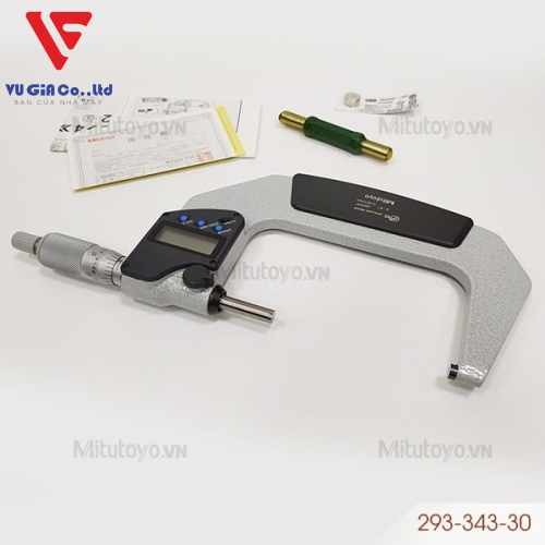 Mitutoyo 293-343-30 external digital micrometer (75 – 100mm / 3-4