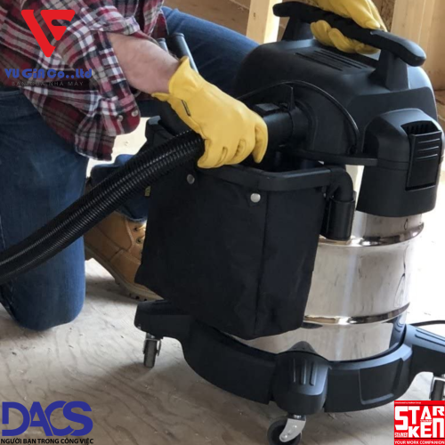 Industrial vacuum cleaner 3 functions 38L Dewalt DXV38S (3750W – 5HP)