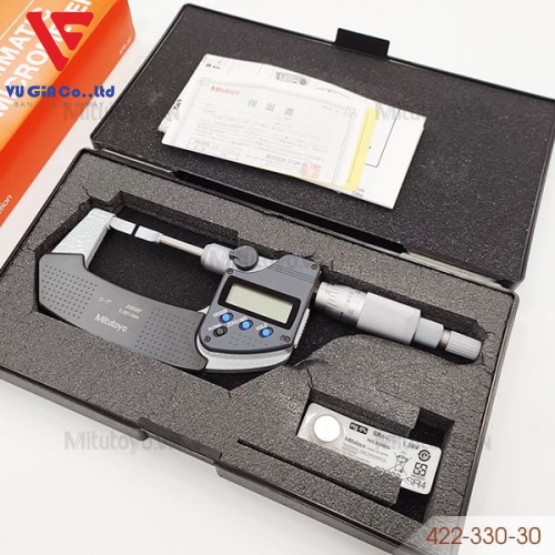 Mitutoyo 422-330-30 external digital micrometer (0-25mm/1