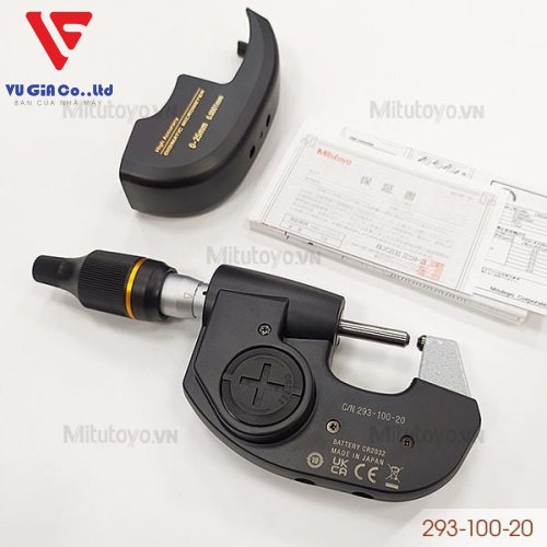 Mitutoyo 293-100-20 external digital micrometer (0-25mm)