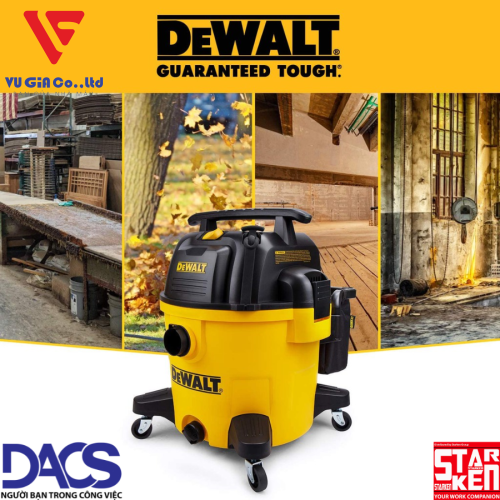 23L Dewalt DXV23P 3-function Industrial Vacuum Cleaner (3000W – 4HP)