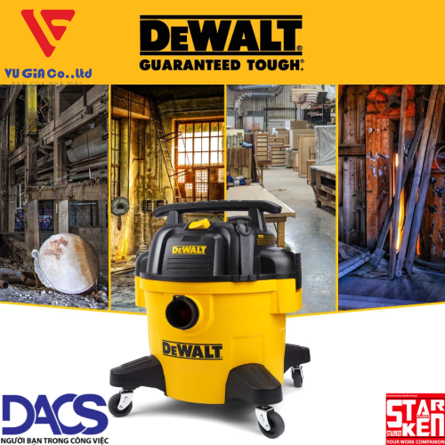 23L Dewalt DXV23P 3-function Industrial Vacuum Cleaner (3000W – 4HP)