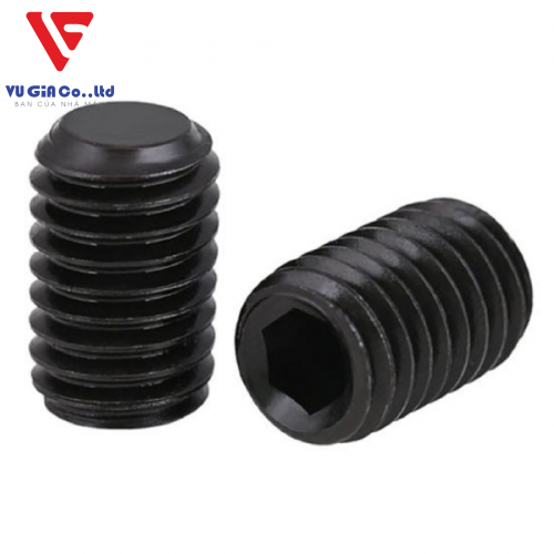 Socket set screws cup point