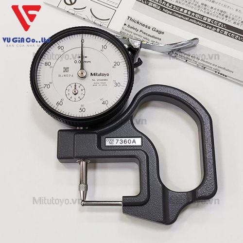Mitutoyo 7360A Thickness Gauge (0-10mm)
