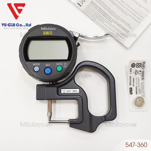 Mitutoyo 547-360 Electronic Thickness Gauge (0-10mm)
