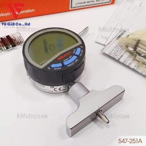 Đồng hồ đo độ sâu điện tử Mitutoyo 547-251A (0-200mm)