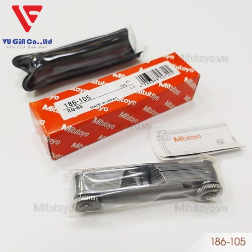 Mitutoyo 186-105 (1-7mm) 30 leaf radius gauge