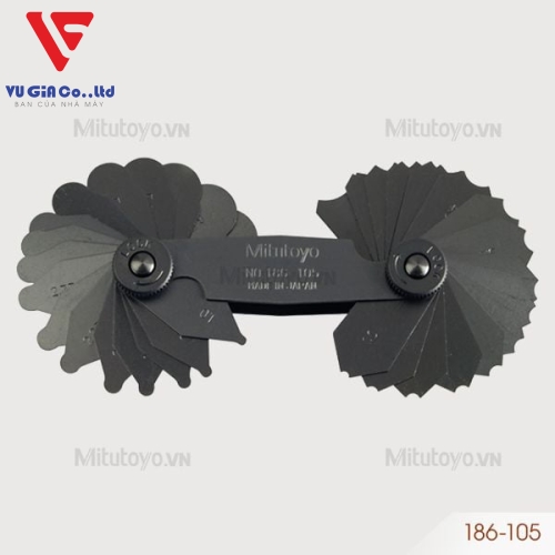Mitutoyo 186-105 (1-7mm) 30 leaf radius gauge