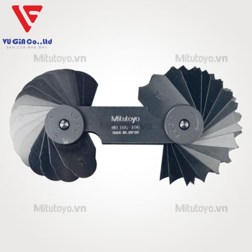 Radius gauge 32 blades Mitutoyo 186-106 (7.5-15mm)
