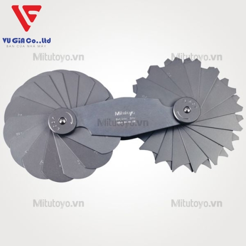 Mitutoyo 186-107 30 leaf radius gauge (15.5-25mm)