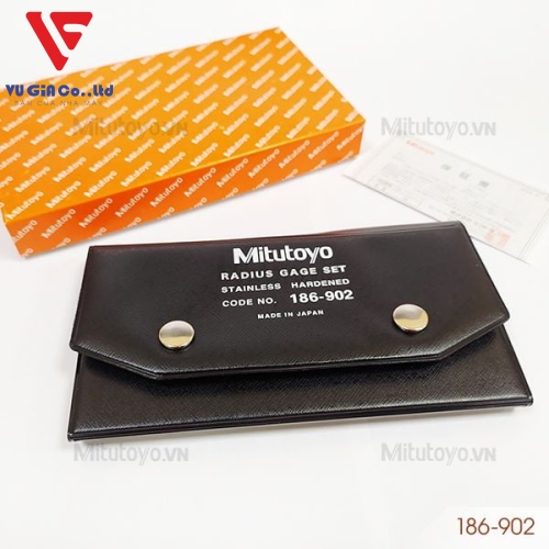 Mitutoyo 186-902 26-blade radius gauge (0.5 - 15mm)
