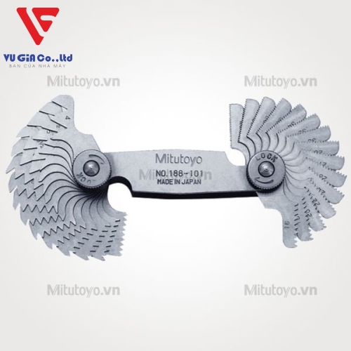 Mitutoyo 188-101 30-blade thread gauge (4-42TPI)