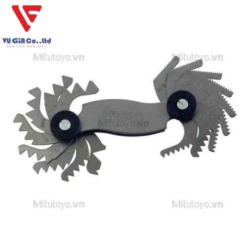 Mitutoyo 18-blade thread gauge (0.4-7mm)
