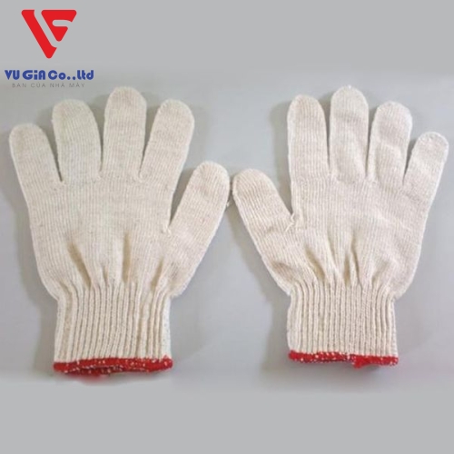 CREAM COLOR WOOL GLOVES 60G