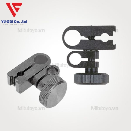 Rotating clamp with body for Mitutoyo gauges