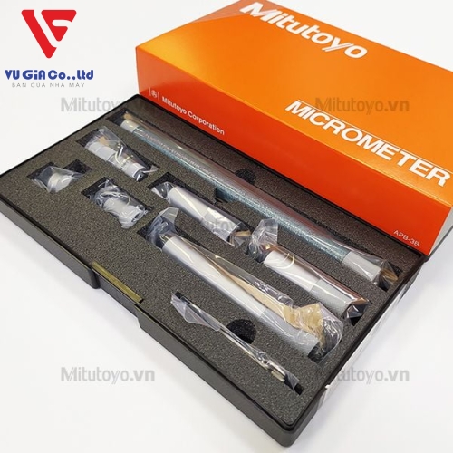 Micrometer measured in Mitutoyo 137-203 extension (50-500m)