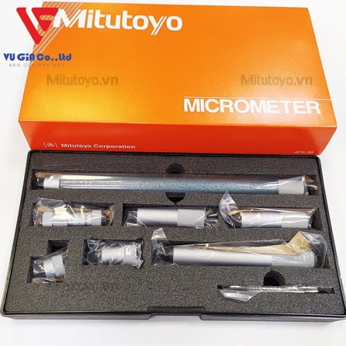 Micrometer measured in Mitutoyo 137-203 extension (50-500m)