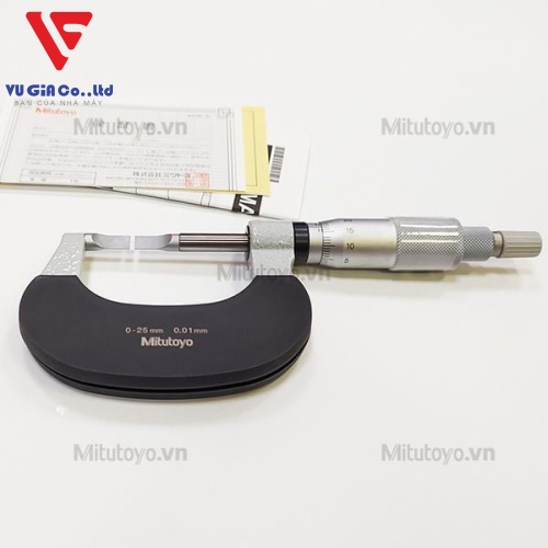 Mitutoyo 122-101-10 External Micrometer (0 - 25mm)