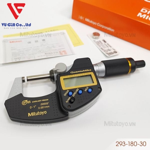Mitutoyo 293-180-30 external digital micrometer (0 - 25mm/1
