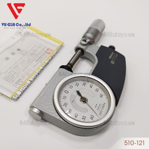 Mitutoyo 510-121 external micrometer (0 - 25mm)