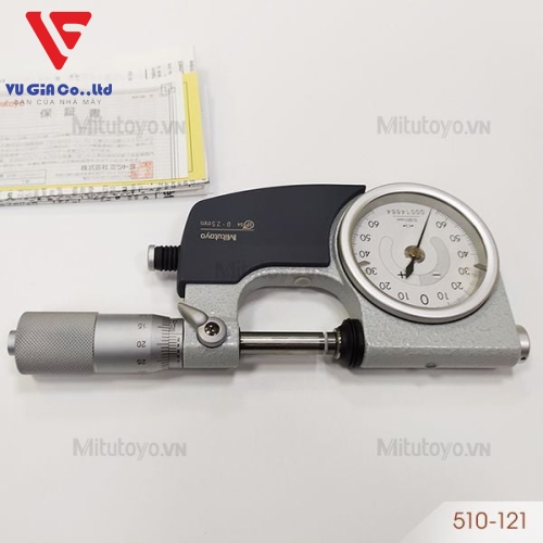 Mitutoyo 510-121 external micrometer (0 - 25mm)
