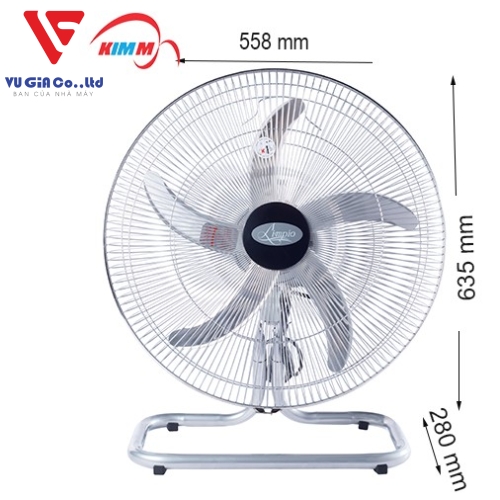 KHDB Floor Fan - 2050 (SILVER)
