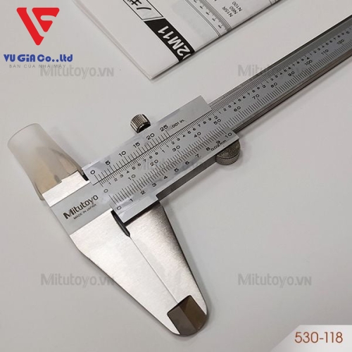 Mitutoyo 530-118 mechanical caliper (0-200mm/8